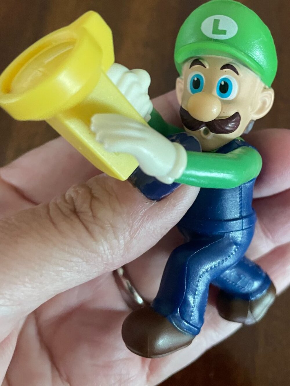 Nintendo Super Mario Luigi Action Figure with Flashlight Luigis Mansion Toy 3"